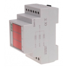 Трехфазный вольтметр F&F DMV-3RMS 230В AC