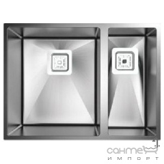 Кухонная мойка Fabiano Quadro 58x44 L S/Steel нержавеющая сталь Запорожье