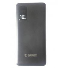 Повербанк Maxmate 10000mAh MMP10L с индикатором черный