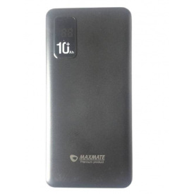 Повербанк Maxmate 10000mAh MMP10L с индикатором черный
