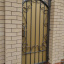 Ворота металеві зварні з кованими елементами закриті Legran Ромни