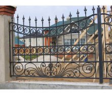 Забор кованый металлический сварной фигурный Legran