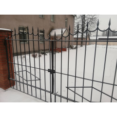 Забор металический открытый сварной с пиками Legran Киев