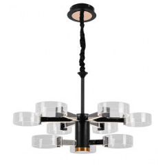 Світлодіодні акрилові люстри Sirius N 3705-8 BLACK GD Київ