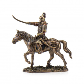 Фигурка интерьерная 34 см Чингисхан на коне Veronese AL117885
