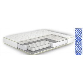 Ортопедичний матрац Matroluxe Kozak 90х200 см односпальний на пружинах Pocket-Spring