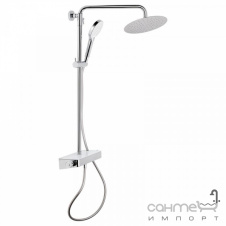 Душевая стойка со смесителем-термостатом Q-tap Sloup QTSL57T105VOGC хром