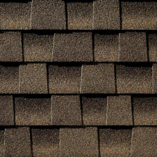 Фото - Битумная черепица GAF Timberline HD BarkWood Коричнево-серый умеренно пестрый Битумная черепица GAF Timberline HD BarkWood Коричнево-серый умеренно пестрый