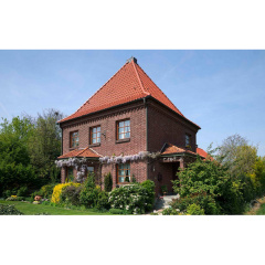 Керамическая черепица LAUMANS модель Ideal Variabel №14 красный ангоб Фастів