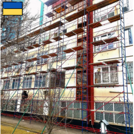 Будівельні риштування клино-хомутові комплектація 15.0 х 10.5 (м) Конструктор