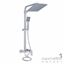 Душевая стойка с смесителем для ванны Qtap Capricorn QTCAP53103KNC хром