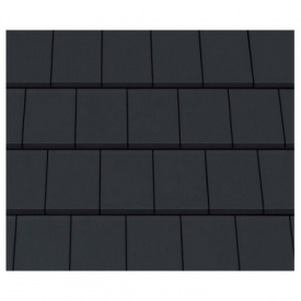 Керамическая черепица Creaton DOMINO 821 ЧЕРНАЯ МАТОВАЯ АНГОБА NUANCE