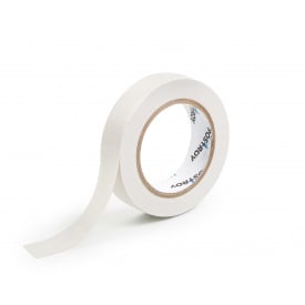 Ізоляційна стрічка Polax ПВХ POSTROY 30м біла (IT-30183)