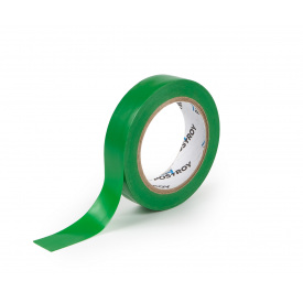 Ізоляційна стрічка Polax ПВХ POSTROY 30м зелена (IT-30186)