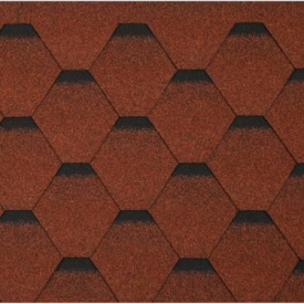 Битумная черепица Owens Corning Oak Euro (Terraccota)