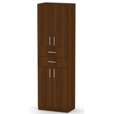 Книжный шкаф Компанит КШ-11 1950х600х366 мм дсп орех