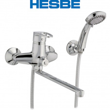 Змішувач для ванни довгий ніс HESBE CEBA EURO (Chr-006)
