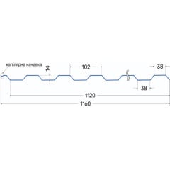 Профнастил TATA Steel Т-14 0,40 мм polyester Индия Ровно