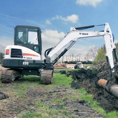 Аренда мини-экскаватора BOBCAT E55 Вишневое
