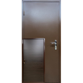 Входная дверь Метал медь/ДСП венге 16 мм Венге 