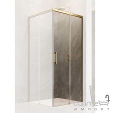 Левая часть душевой кабины Radaway Idea Gold KDD 120 R 387064-09-01R профиль золото, прозрачное стекло