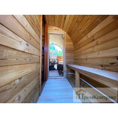 Лазня бочка з душем Овоїд 4,0 м від виробника Thermowood Production Київ