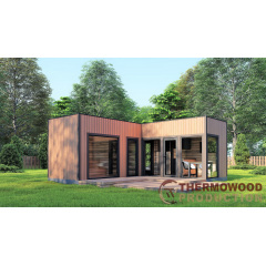 Модульный гостевой дом c баней 6,3х6,0м Sauna House 5 от Thermowood Production Васильков
