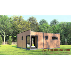 Модульный гостевой дом c баней 6,3х6,0м Sauna House 5 от Thermowood Production Васильков