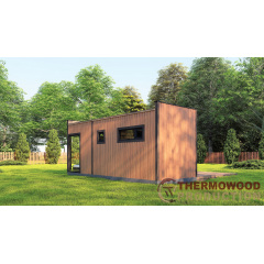 Модульный гостевой дом c баней 6,3х6,0м Sauna House 5 от Thermowood Production Васильков