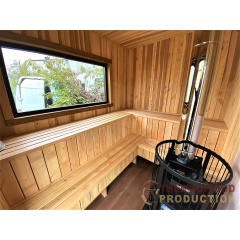 Міні лазня для дачі 6х3м Gartensauna-6 під ключ від виробника. Київ