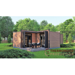 Модульный жилой дом 80,0м2 с баней Sauna House 2 от Thermowood Production Бородянка