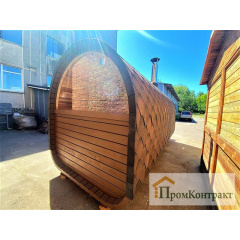 Лазня бочка Овоід Люкс 5,0 м від виробника Thermowood Production Київ