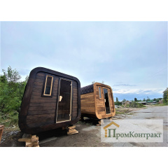 Sauna Cube Quadro Black 2,35x2,0m Thermowood Production Київ