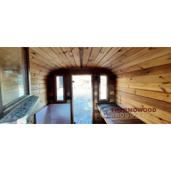 Мобільна квадро баня бочка 2.4x3.0м під ключ від Thermowood Production Київ