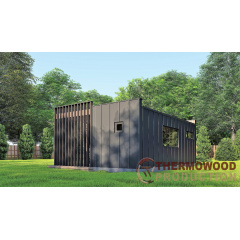 Модульний дачний будинок з лазнею 7,0х4,9м Sauna House 13 від Thermowood Production Луцьк
