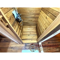 Сауна Cube Quadro 5,6x2,4m с монтажом от производителя Thermowood Production Рівне