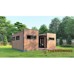 Модульный гостевой дом-баня 7,2х5,6м Sauna House 11 под ключ от Thermowood Production Черноморск