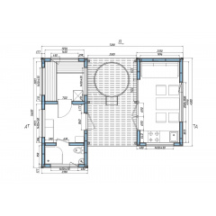 Модульный гостевой дом-баня 7,2х5,6м Sauna House 11 под ключ от Thermowood Production Черноморск