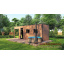 Сауна с прихожей и террасой 7,6x2,6 м Gartensauna-15 Thermowood Production под ключ от производителя Софиевская Борщаговка