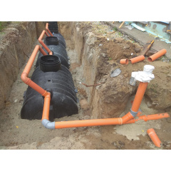 Гофрированная дренажная (перфорированная) труба ПП SN8 315мм 6м градус перфорации 220 Одесса