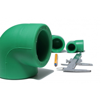 PPR колено 90° PN20 GreenLife 50 мм (PipeLife)