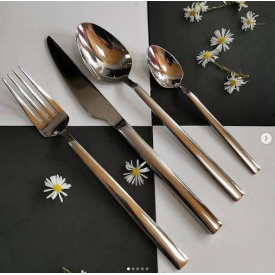 Набор столовых приборов Ardesto Black Mars Bergmann 24 предмета (AR0724BES)