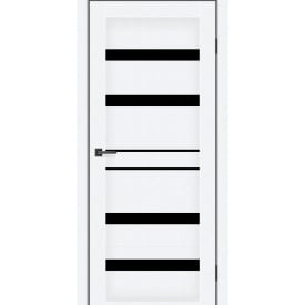 Дверное полотно MS Doors GEORGIA 70см арктик черное стекло