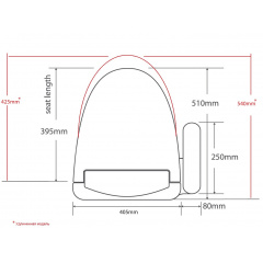 Крышка биде Quoss 5100 Белый Энергодар