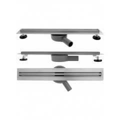 Трап для душа BW Tech Slim 110 см нержавейка поворотный выход (RSK011200) Умань