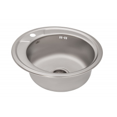Кухонная мойка Kroner (Krp) Satin-490 D0.8T180 Чернігів