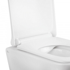 Унітаз Підвісний Qtap Tern Безободковий З Сидінням Slim Soft-Close Qt1733052Erw Львів