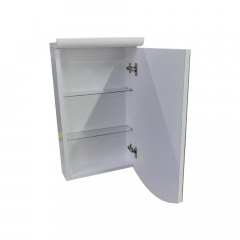 Зеркальный шкаф Mikola-M Plastic 4.1 правый 55*70*15 см Белый Гуляйполе