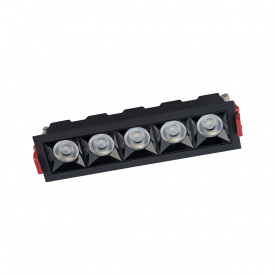 Точечный светильник Nowodvorski 10062 MIDI LED BLACK 20W 3000K RECESSED CN