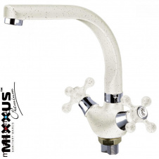 Смеситель для кухни ухо MIXXUS Color MC (молочный коктель) (Chr-273) Польша